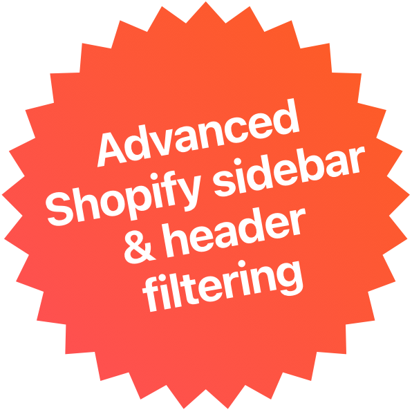 Advanced Shopify sidebar & header filtering